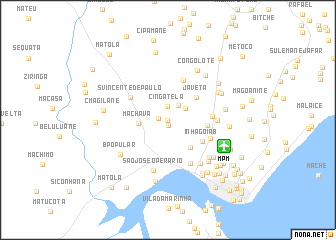 map of Bairro Patricio Lumumba